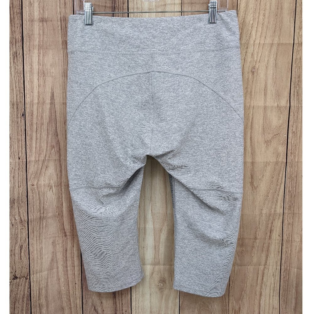 OUTDOOR VOICES Warmup 3/4 Legging Dove/Ash Gray Space Dyed Sz XL - Picture 5 of 8